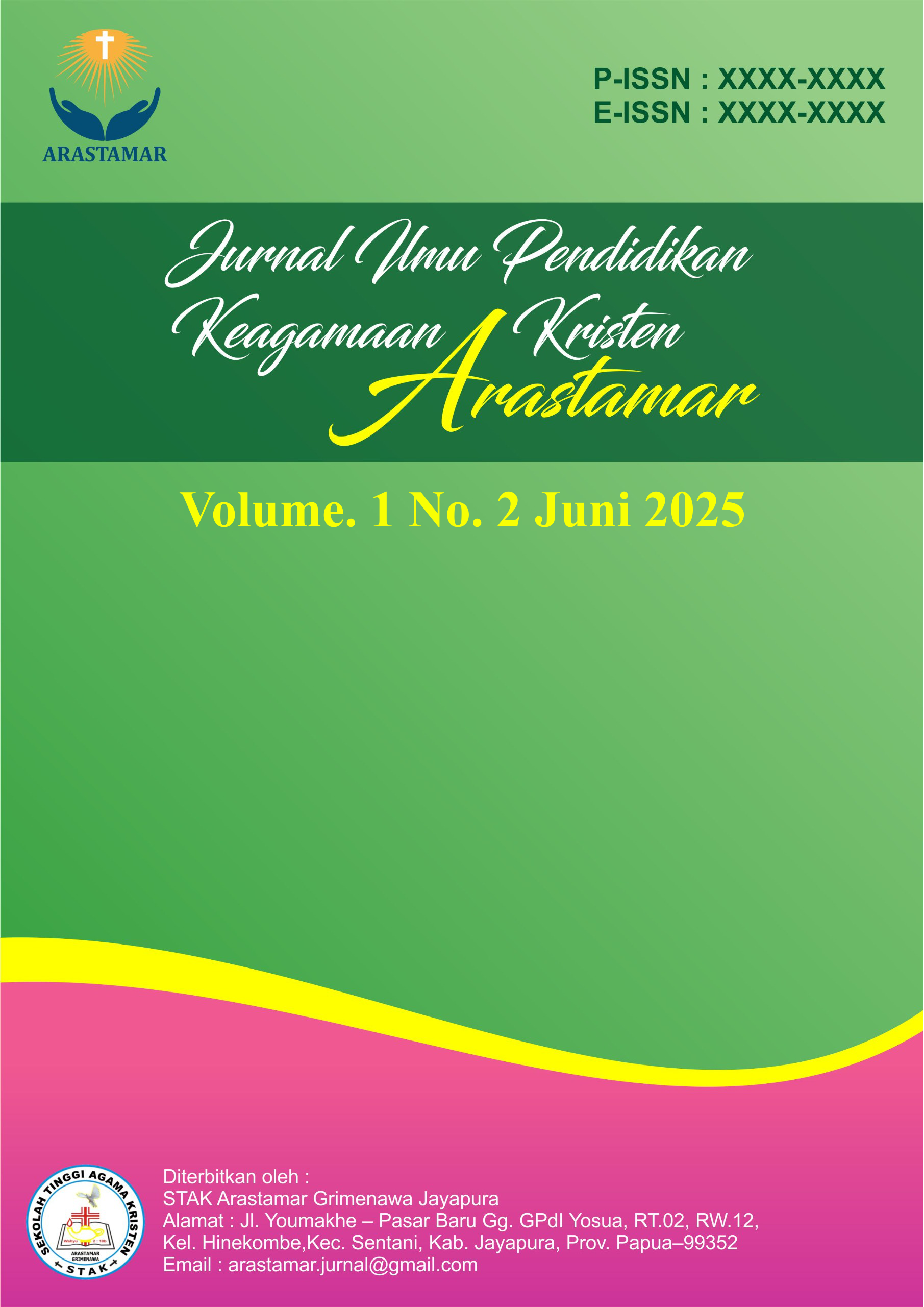 					View Vol. 1 No. 2 (2025): Juni : Jurnal Ilmu Pendidikan Keagamaan Kristen : Arastamar
				